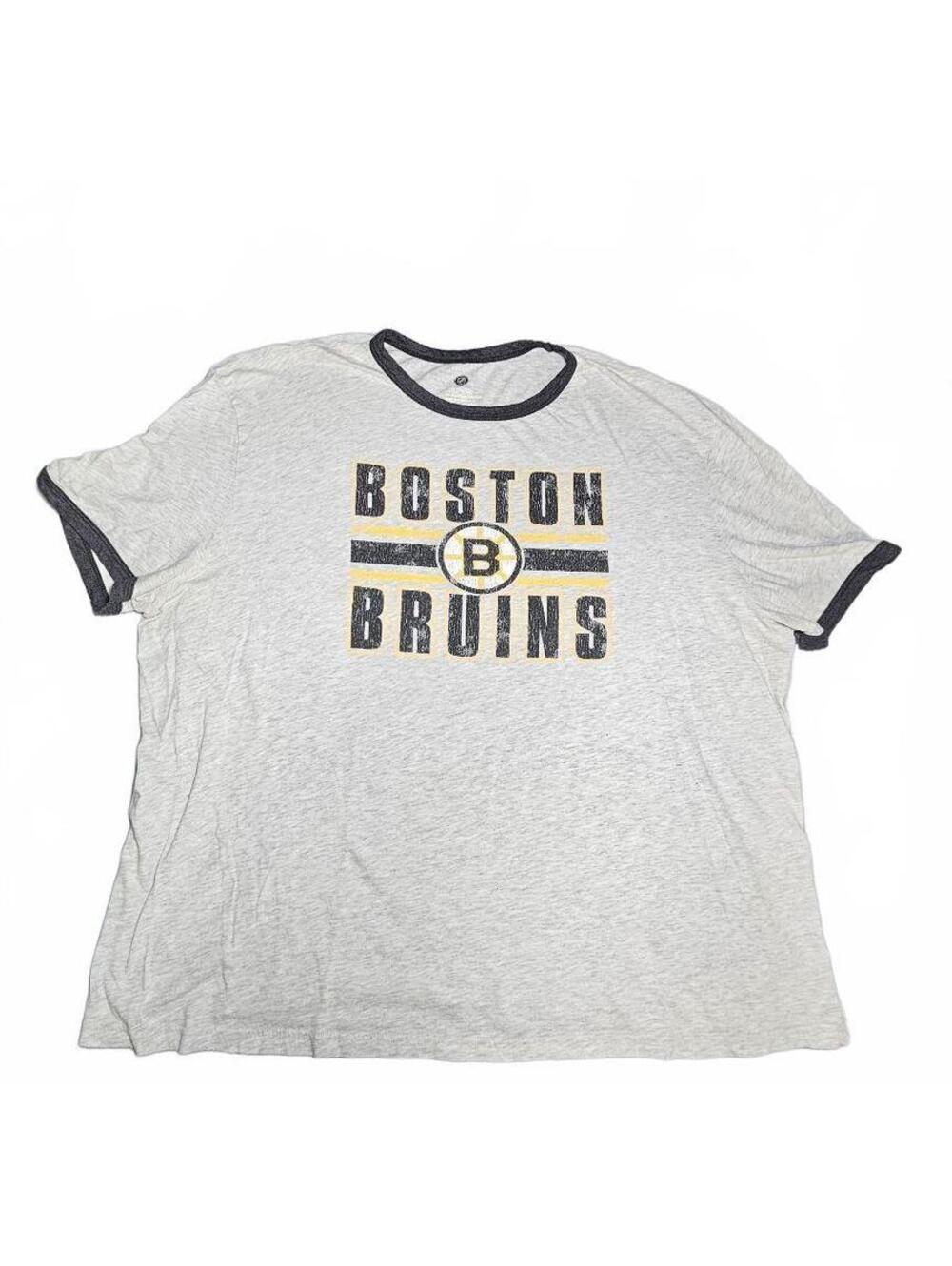Boston Bruins NHL Ringer T-Shirt Size 3XL Men's Vintage Style